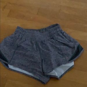 Grey lululemon mesh shorts